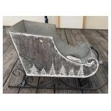 27" Metal Sleigh