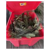 Tote of Christmas Greenery