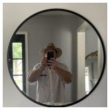 24" Round Wall Mirror
