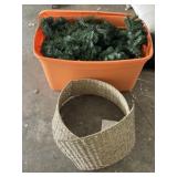 Tote with Christmas Tree and Tree Ring