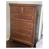 5 Drawer Bassett Highboy Dresser