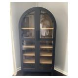 Domed Top Modern China/Curio Cabinet