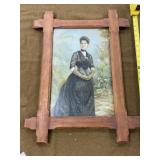 Framed Victorian Print