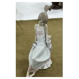 Lladro Girl with Cats
