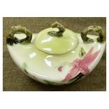Hull Glazed Sugar Bowl with Lid