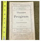1902 Mattoon IL Theater Program
