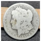 1891-O Morgan Dollar