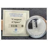 20 Gram 999 Silver Round "Moon Landing" w/