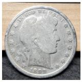 1899 Barber Half Dollar