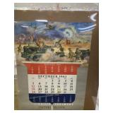 Allis Chalmers Wartime Calendar Panel