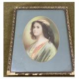 Framed Victorian Print