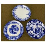 3 - Flow Blue Plates
