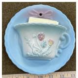 Hull Cup and Saucer Wall Pocket