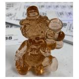Mosser Glass Clown Orange Pink