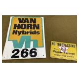 2 - Plastic Signs