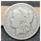 1887-O Morgan Dollar VF