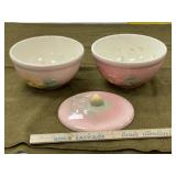 Hull Bowls and Lid