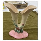 Hull 8 3/4" Double Vase