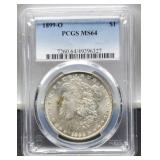 1899-O Slab Morgan Dollar PCGS MS64