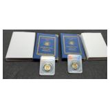 2 Slab A. Lincoln Presidential Dollars