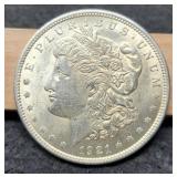 1921 Morgan Dollar Unc.