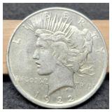 1922-D Peace Dollar XF