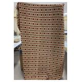 Unique Red & White Coverlet