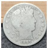 1897 Barber Half Dollar