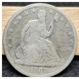 1868-S Liberty Seated Half Dollar