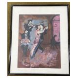 Framed European Print