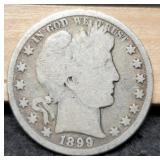1899 Barber Half Dollar