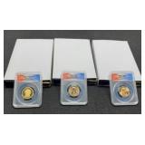 3 Coin Slab 1st Day Issue Presidential