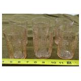 6 - Pink Depression Tumblers