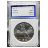 1922-D Slab Unc. Silver Dollar Comm.