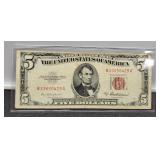 1953A $5 Red Seal Note