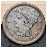 1855 Large Cent