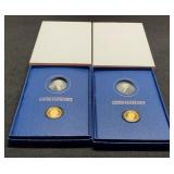 2 Proof Presidential Dollars In Mint