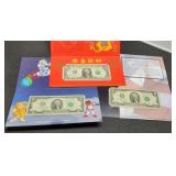 3 Different Unc. $2 Notes w/