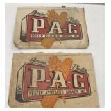 Pfister and P-A-G Cardboard Signs