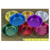 8 - 5 1/4" Sunburst Aluminum Bowls