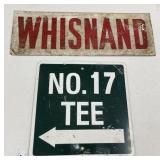 Whisnand and Gulf Signs