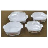 4 Pc. Matching Corningware Set