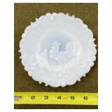 Milk Glass Easter Plate