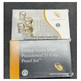 2011 & 2013 4 Coin Presidential Dollar