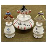 Holt Howard Condiment Set