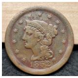 1852 Large Cent