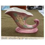 Hull Pottery 8 1/2" Cornucopia