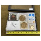 Apollo Medals & Magic Lantern Slide