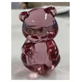 Fenton Art Glass Opalescent Bear