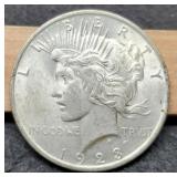 1923 Peace Dollar AU